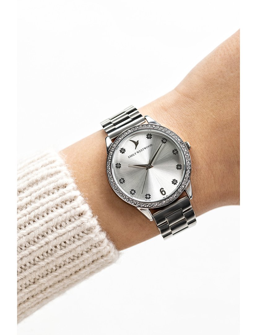 Relógio Senhora Prateado