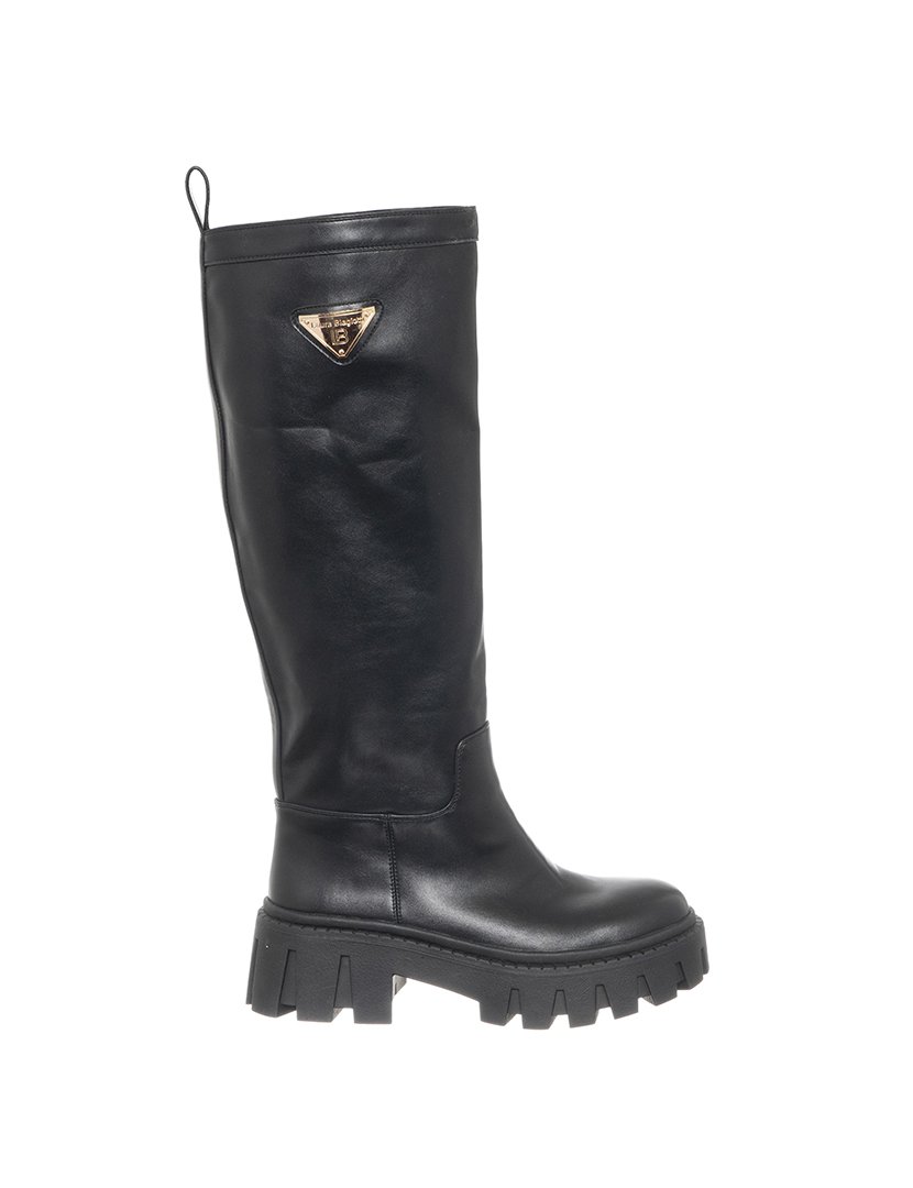 Botas Cano Alto Senhora Preto