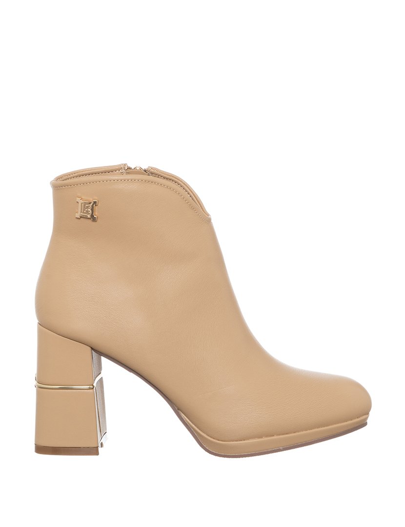 Botins Senhora Bege