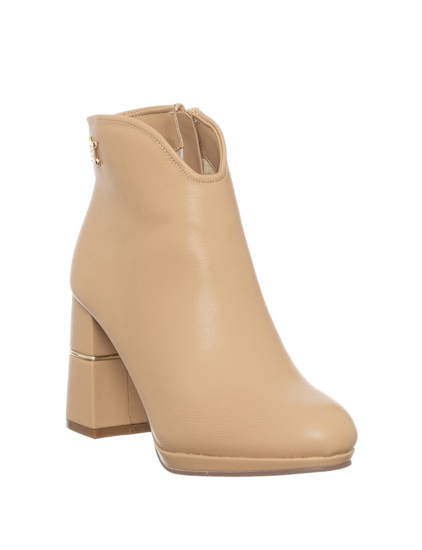 Botins Senhora Bege