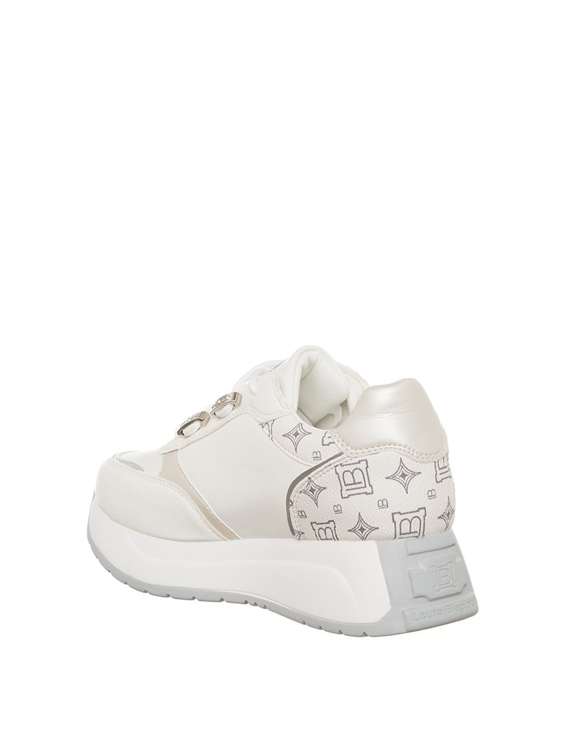 Ténis Senhora Branco e Cinza