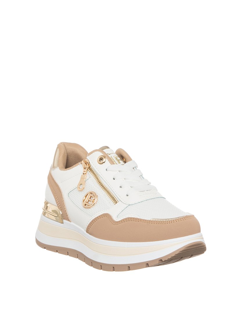 Ténis Senhora Branco e Bege