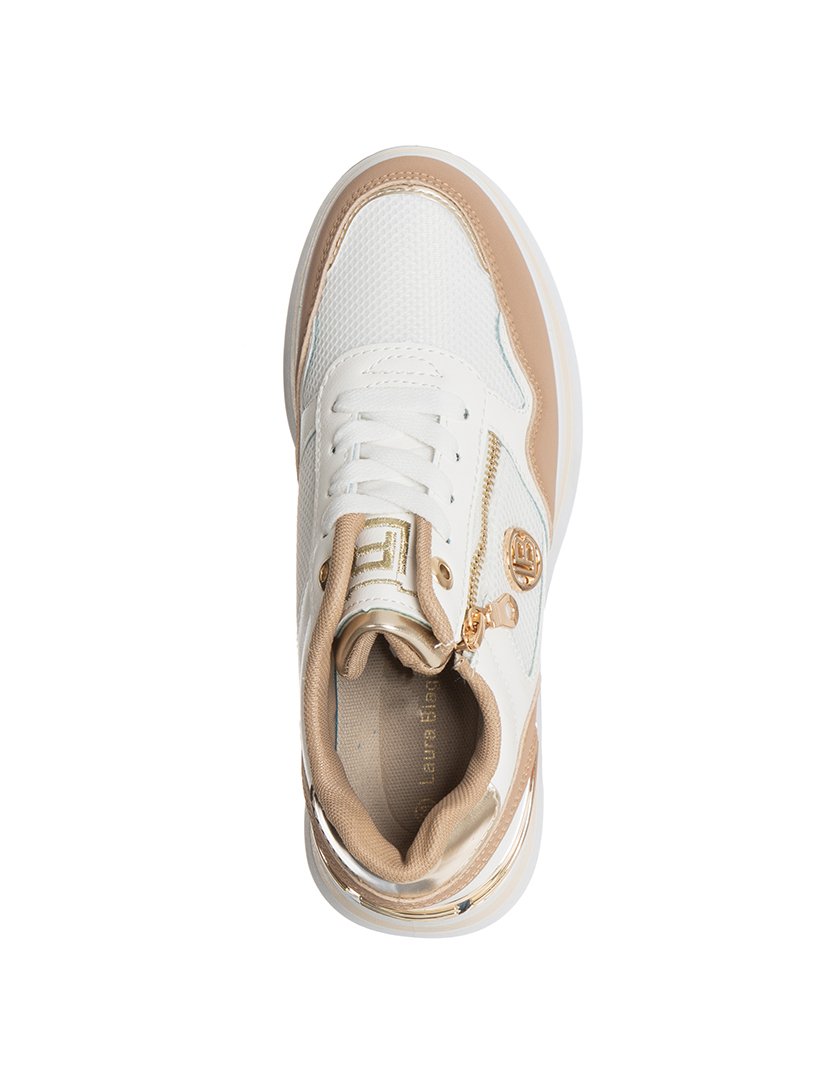 Ténis Senhora Branco e Bege