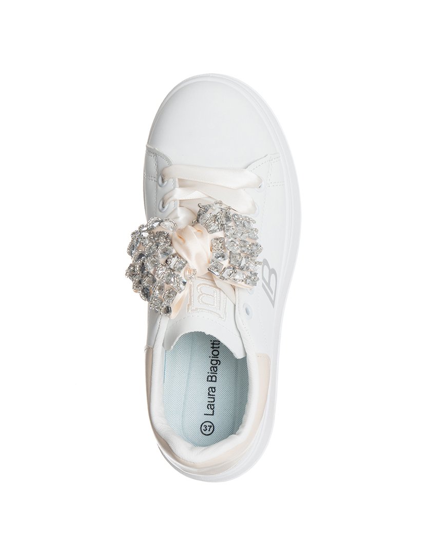 Ténis Senhora Branco e Bege