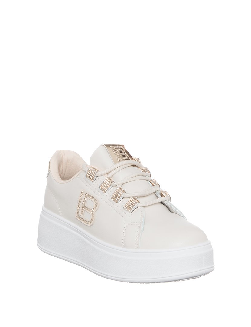 Ténis Senhora Branco e Bege