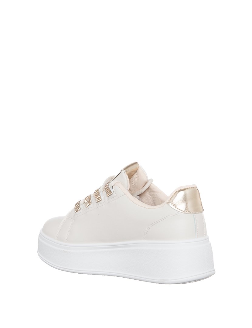 Ténis Senhora Branco e Bege