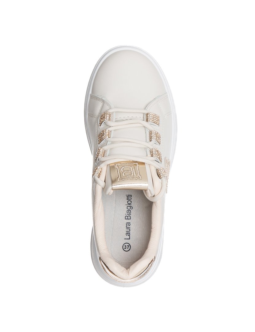 Ténis Senhora Branco e Bege