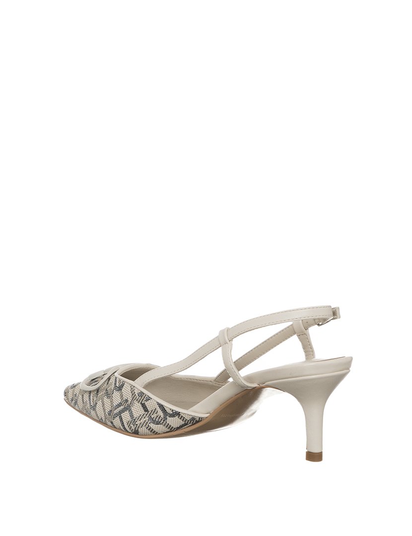 Sapato de Salto Senhora Prateado