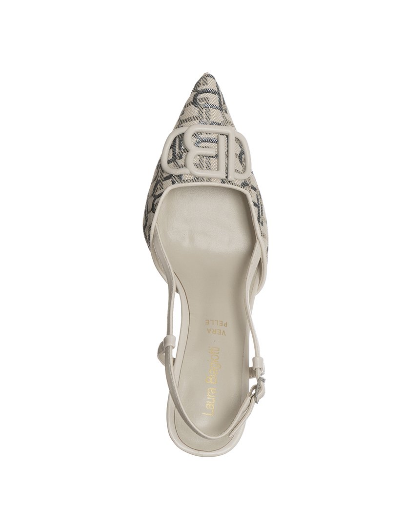 Sapato de Salto Senhora Prateado