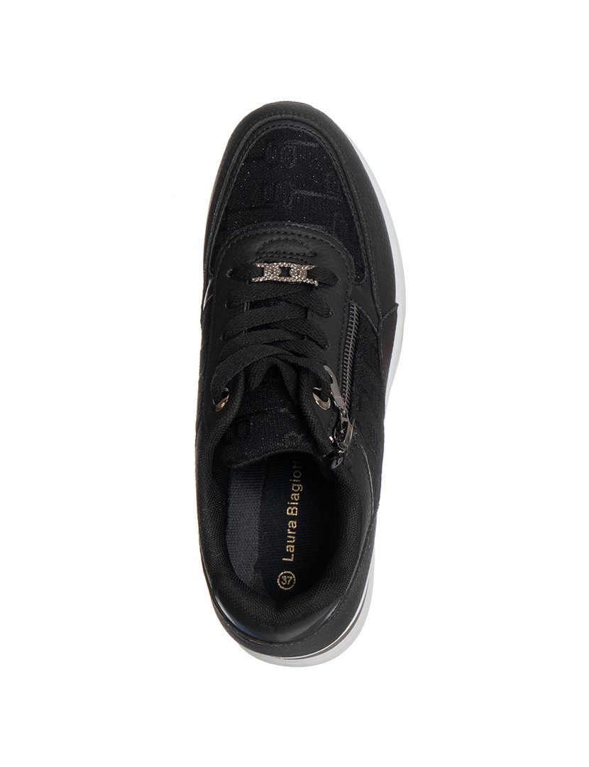 Ténis Senhora Preto e Branco