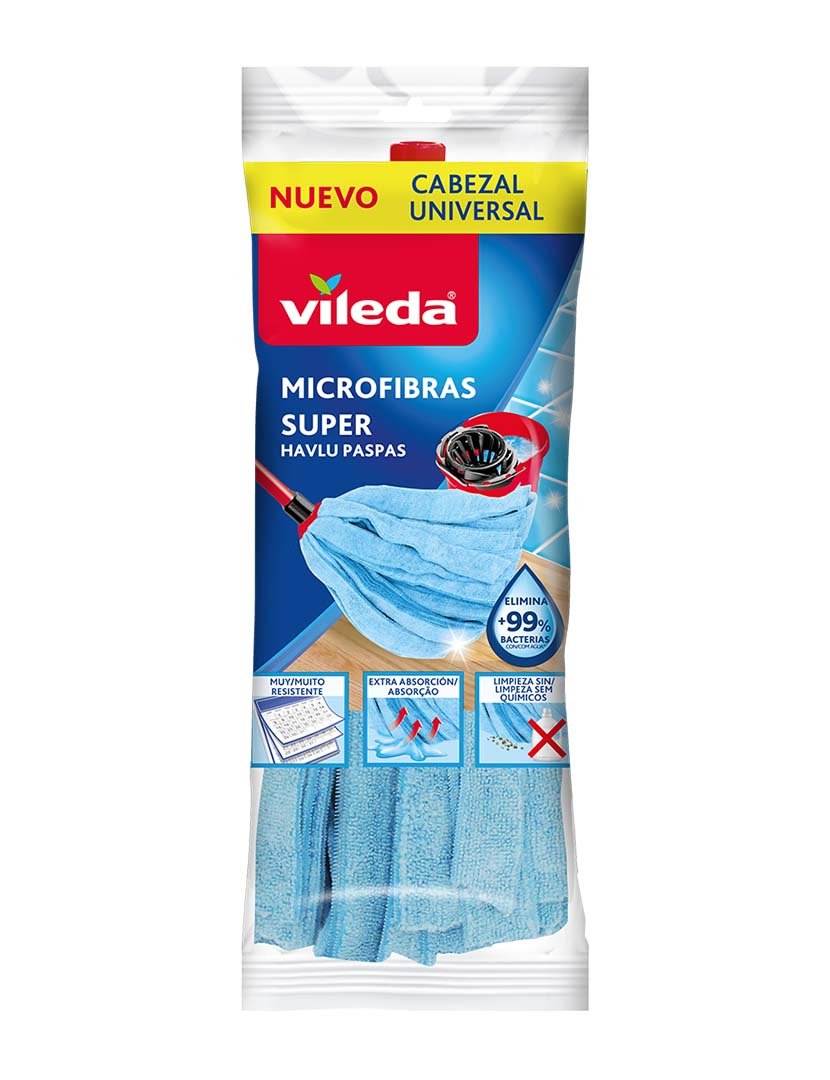 Recarga Esfregona Microfibras Super