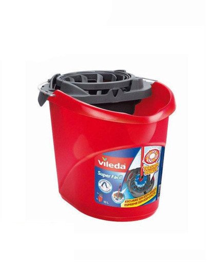 Balde Com Espremedor Superfácil Vermelho