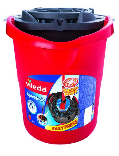 Balde Com Espremedor Superfácil Vermelho