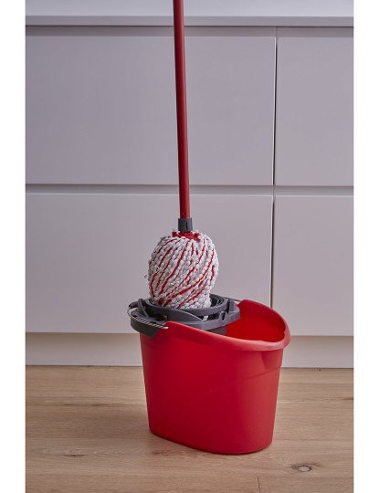Balde Com Espremedor Superfácil Vermelho