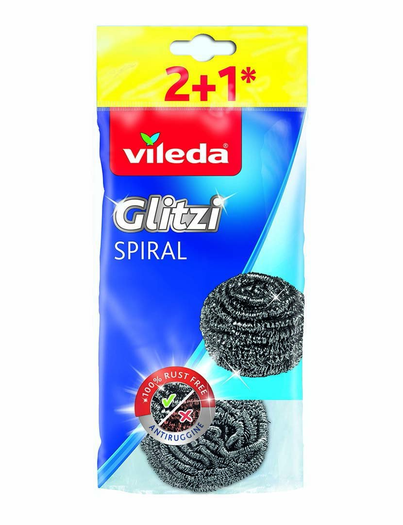 Esfregão Metalico Inox Spirale 2+1