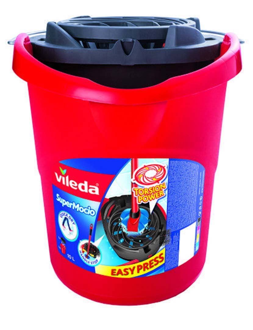 Balde Com Espremedor Superfácil Vermelho