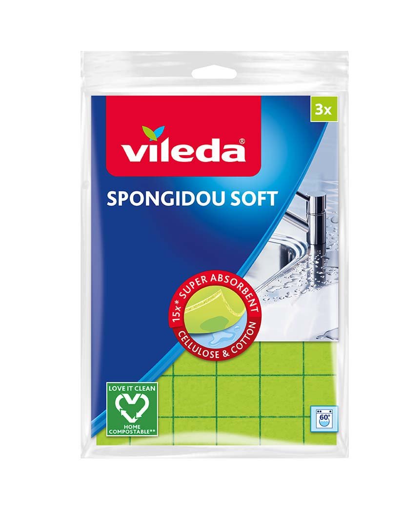 Pano Esponja Mágico Verde 3 Un