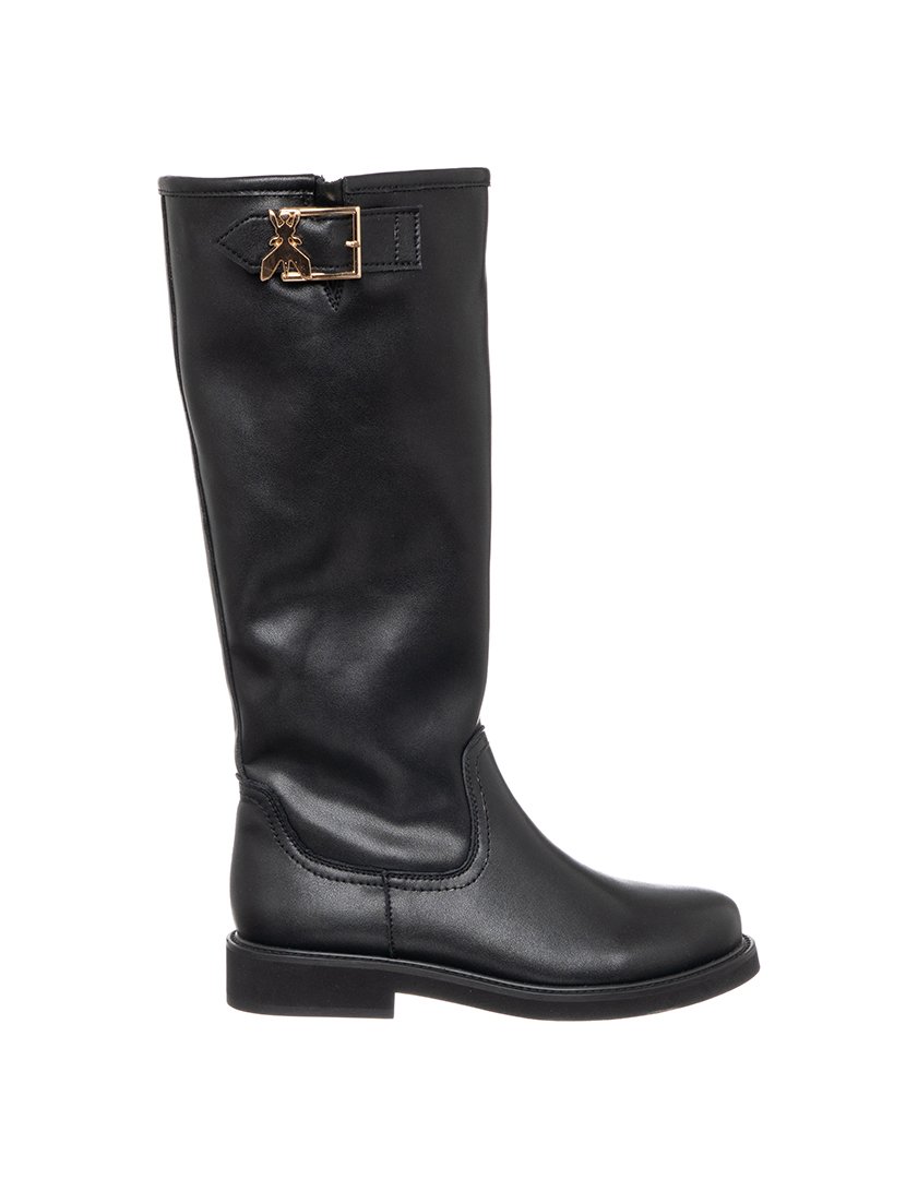 Botas Cano Alto Menina Preto