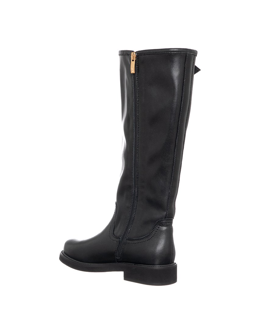 Botas Cano Alto Menina Preto