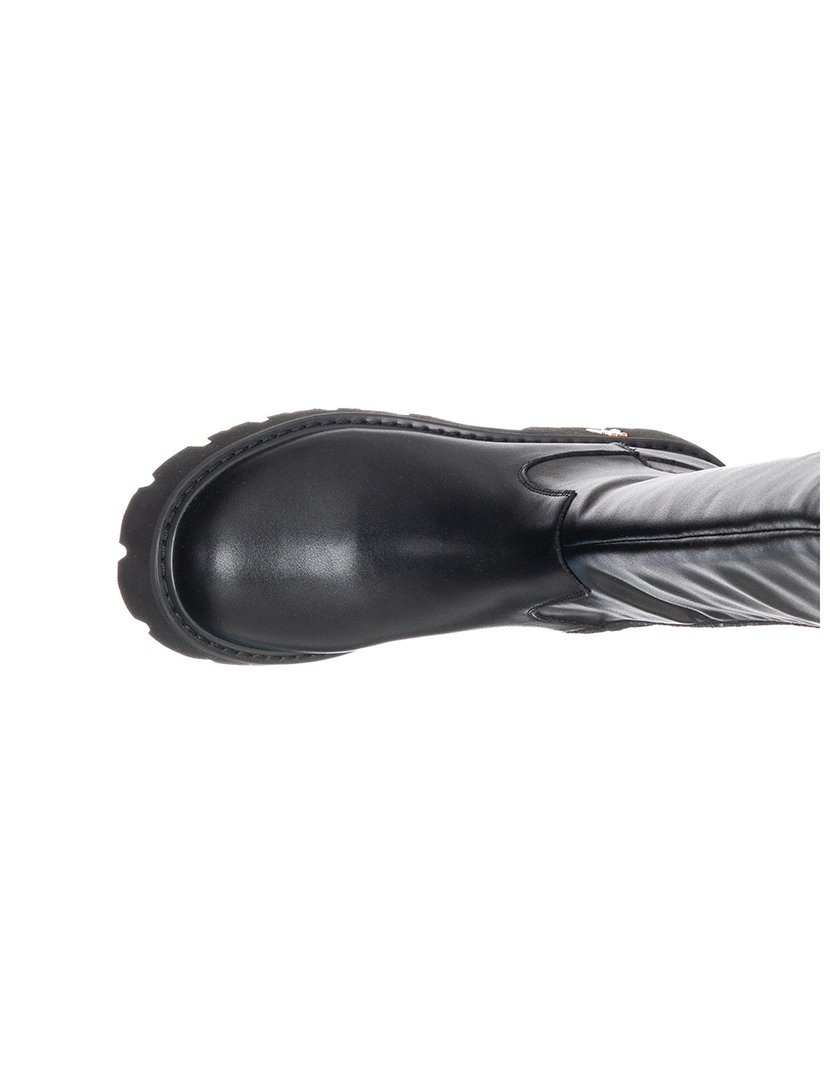 Botas Cano Alto Menina Preto