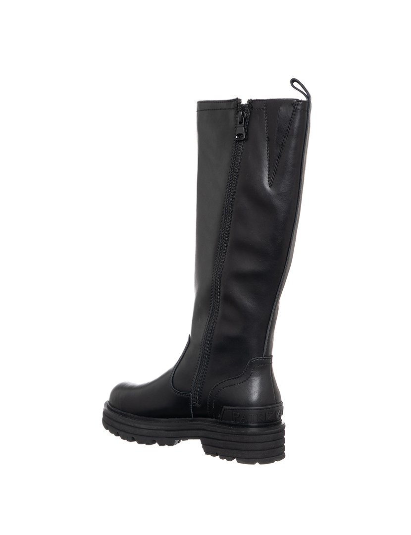 Botas Cano Alto Menina Preto