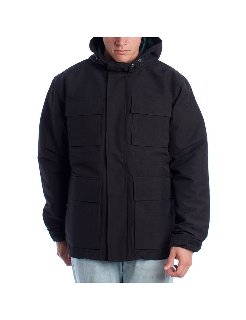 Casaco Reversível Homem Preto e Verde