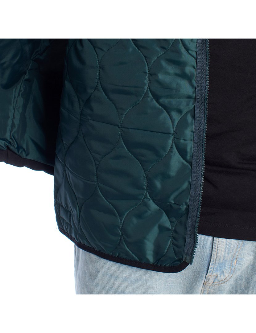 Casaco Reversível Homem Preto e Verde