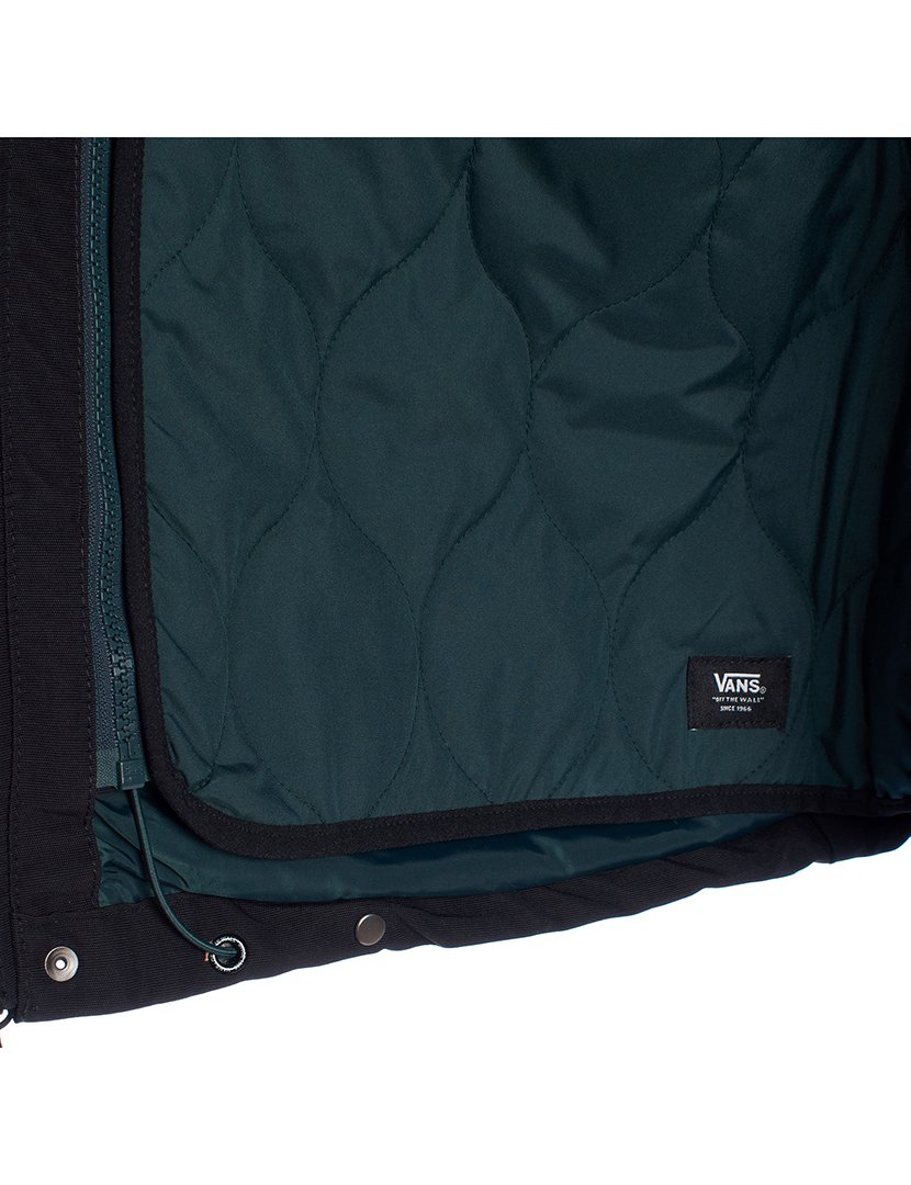 Casaco Reversível Homem Preto e Verde