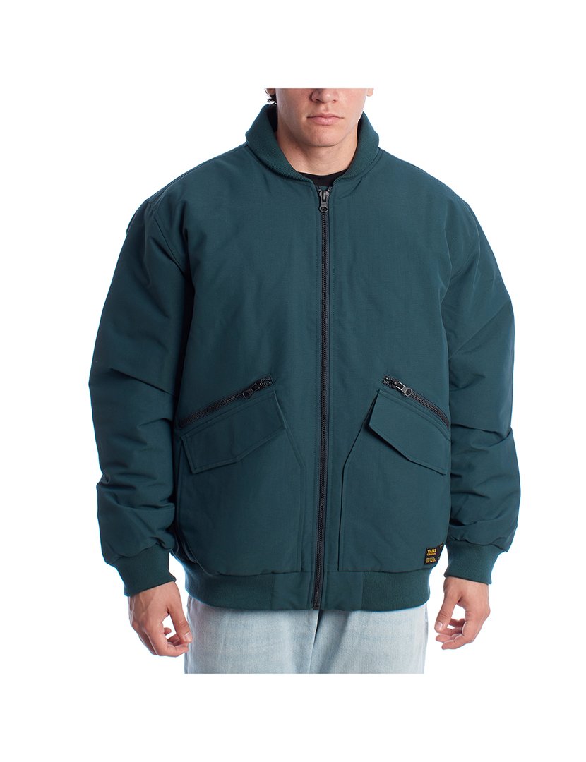 Casaco de Penas Homem Verde