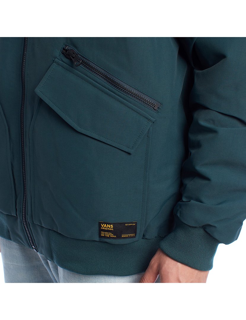 Casaco de Penas Homem Verde