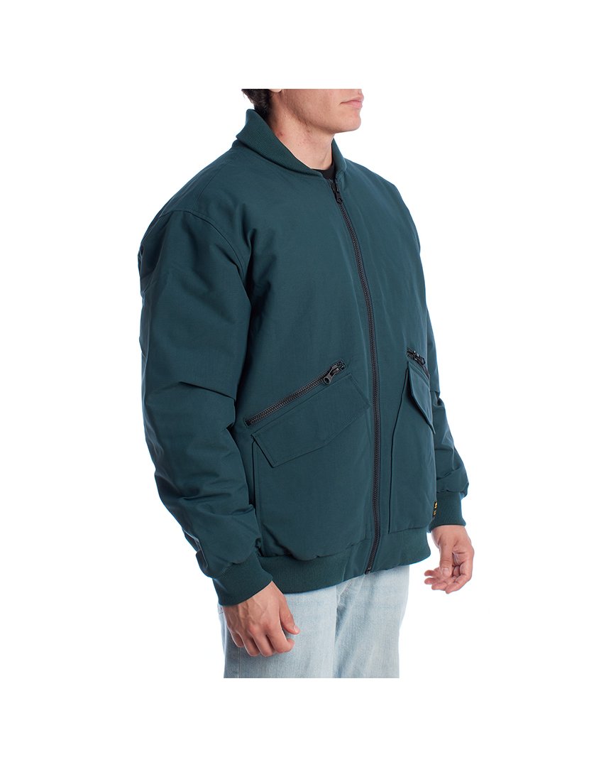 Casaco de Penas Homem Verde