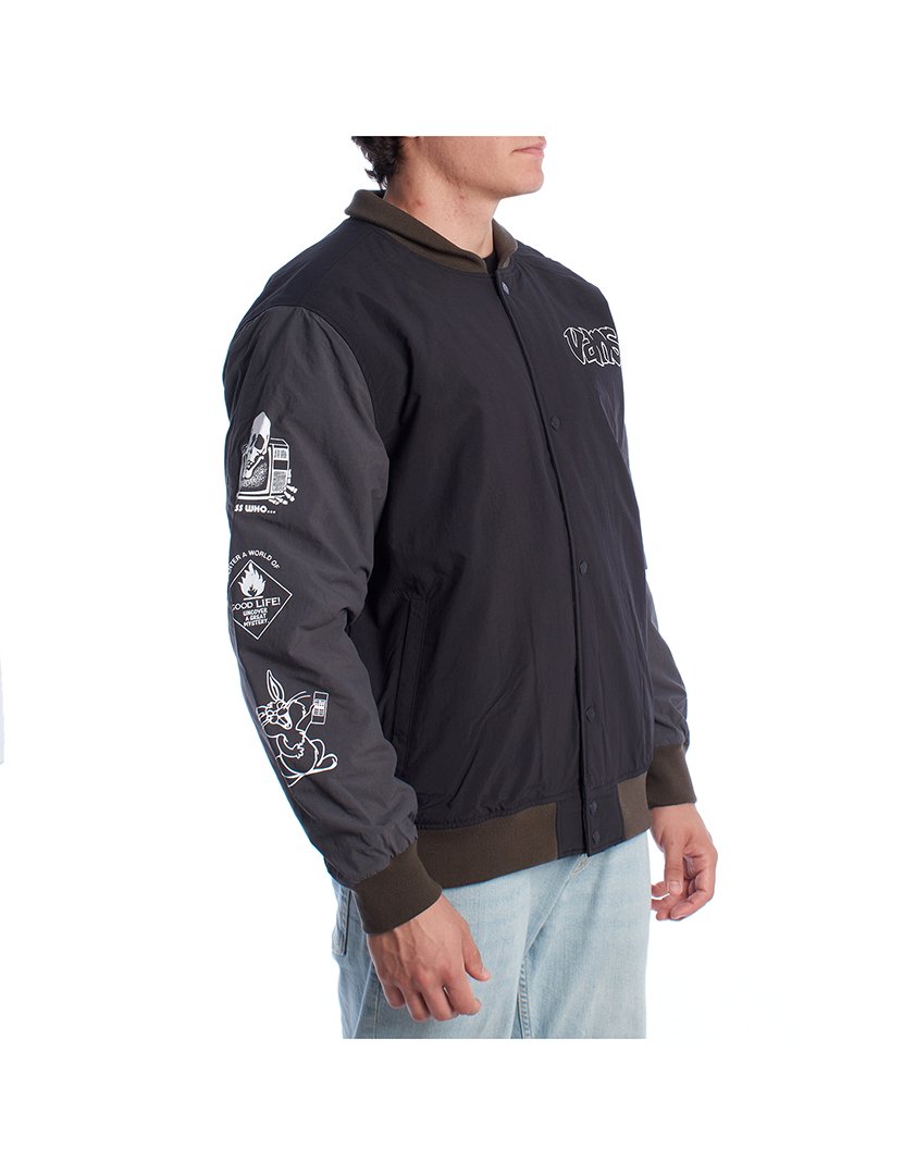 Casaco Homem Preto e Castanho