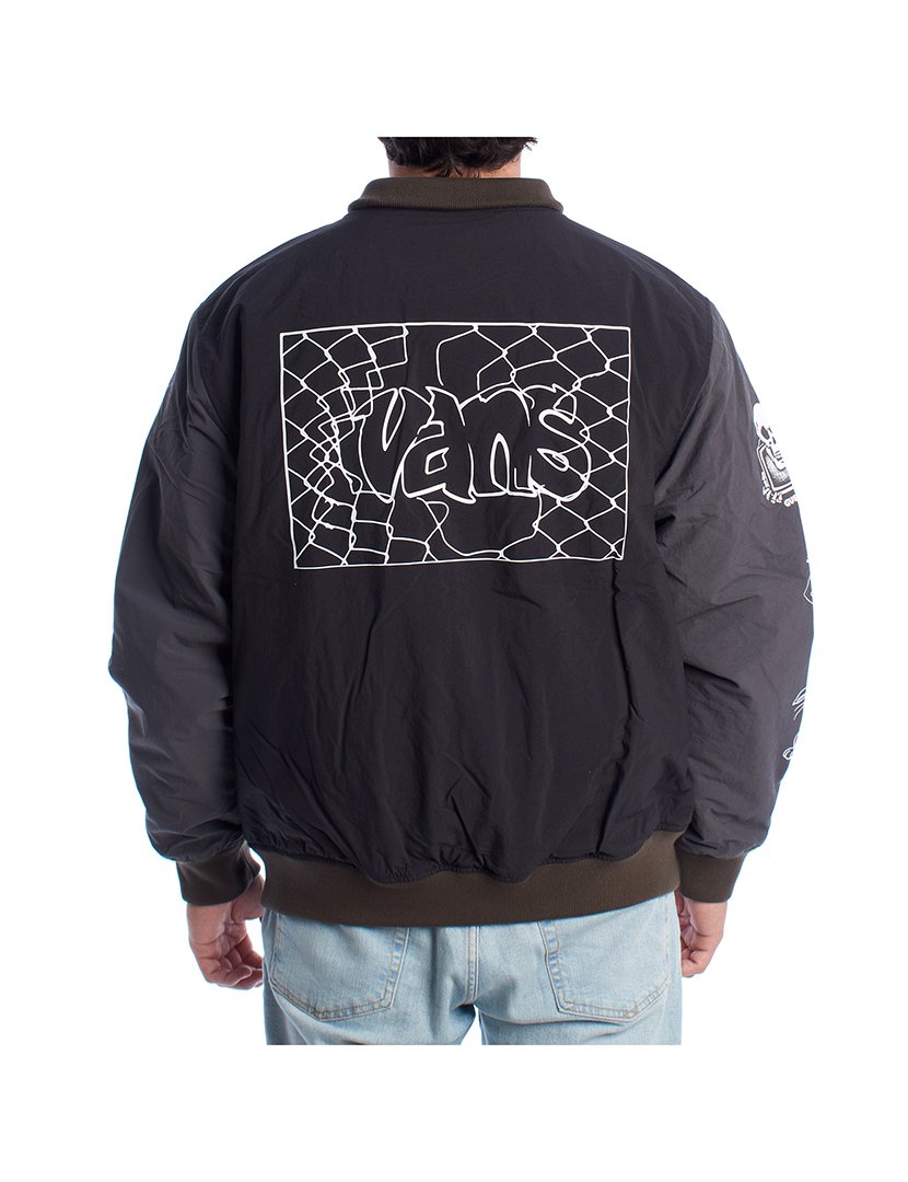 Casaco Homem Preto e Castanho