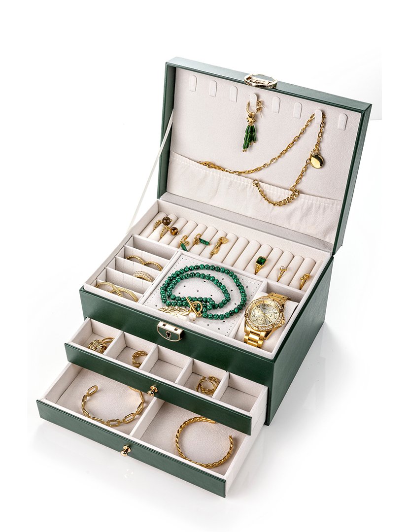 Caixa para Jóias Paris Verde