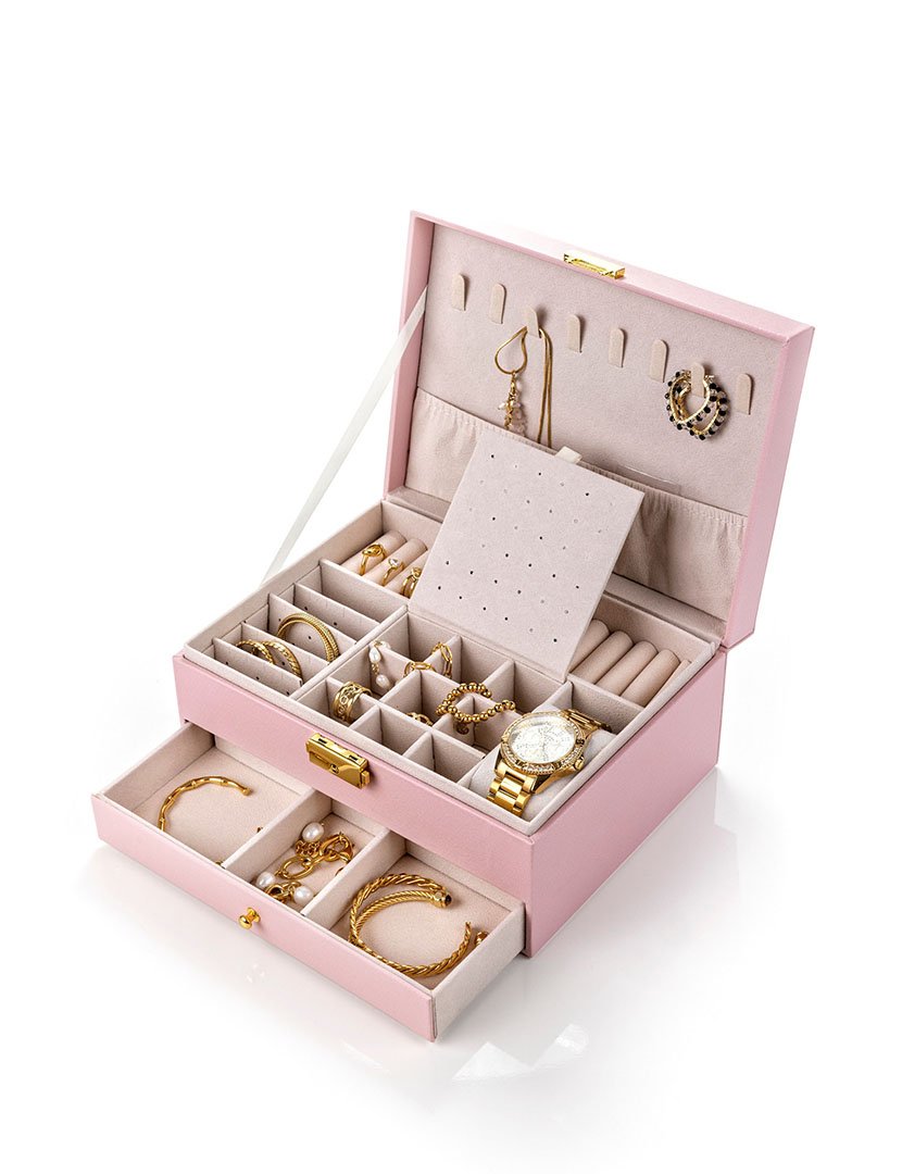 Caixa para Jóias Hamburg Rosa