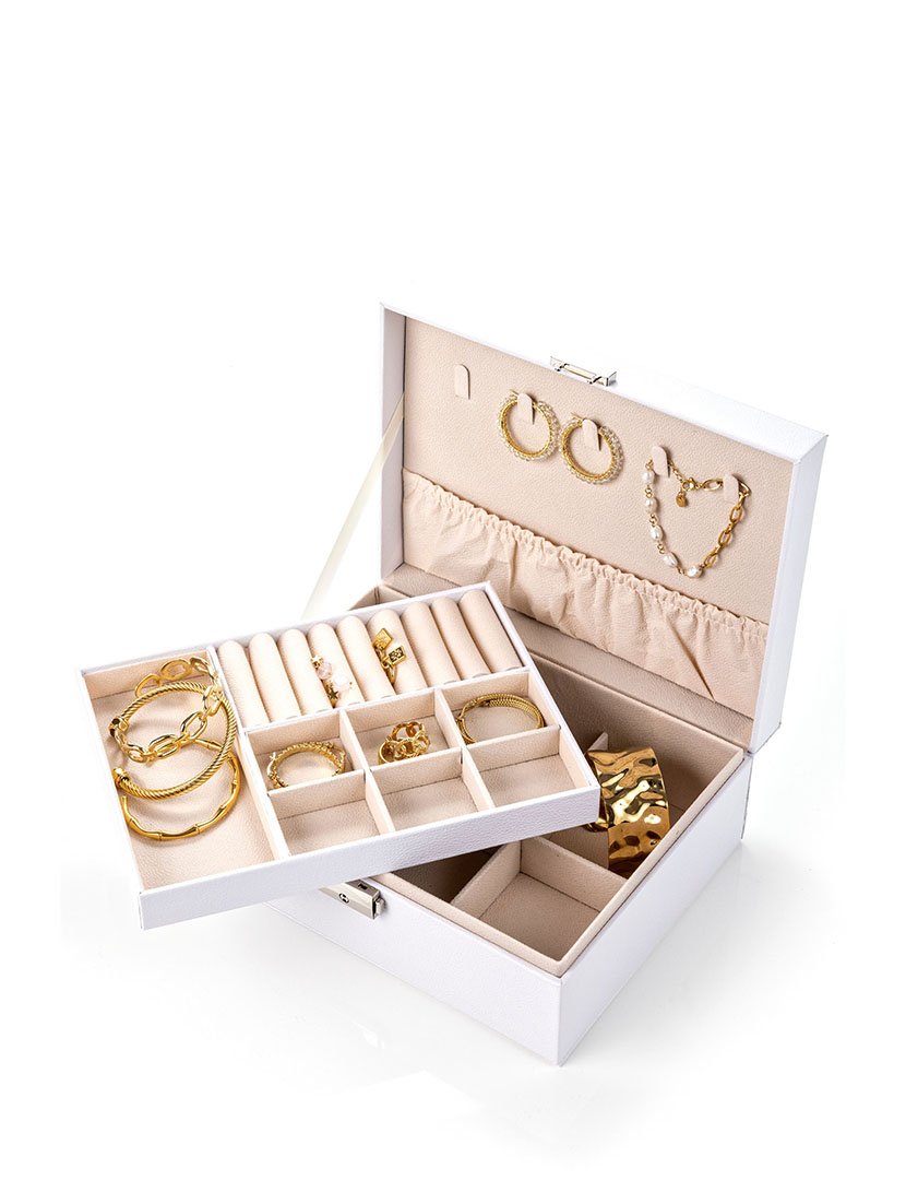 Caixa para Jóias Vienna Branco