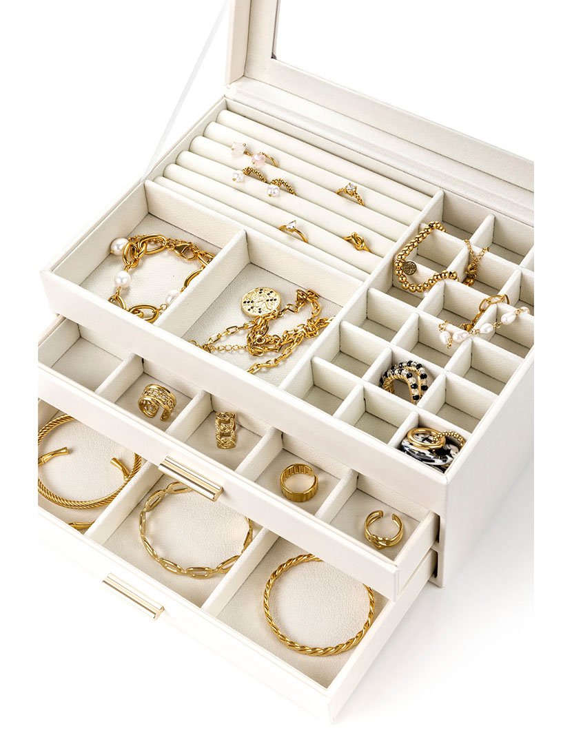 Caixa para Jóias Milan Branco