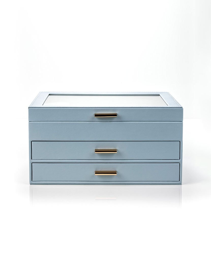 Caixa para Jóias Milan Azul