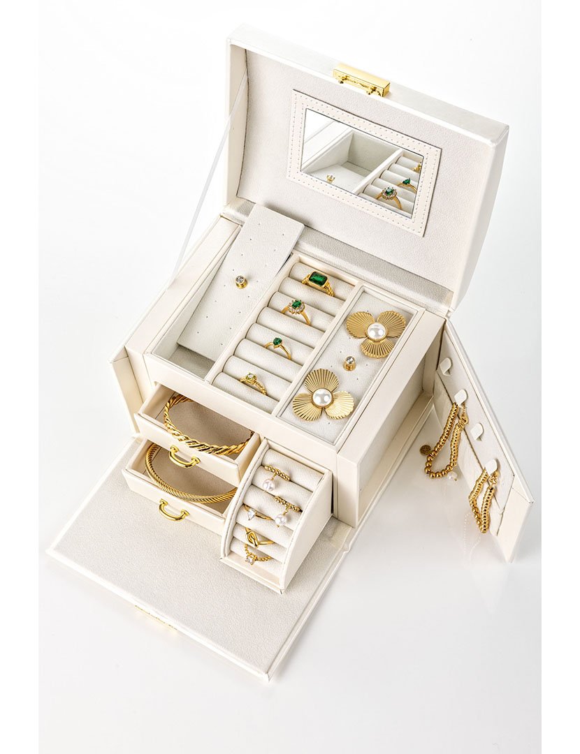 Caixa para Jóias Birmingham Branco