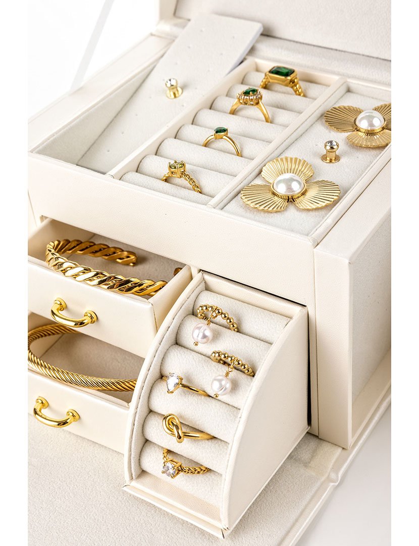 Caixa para Jóias Birmingham Branco