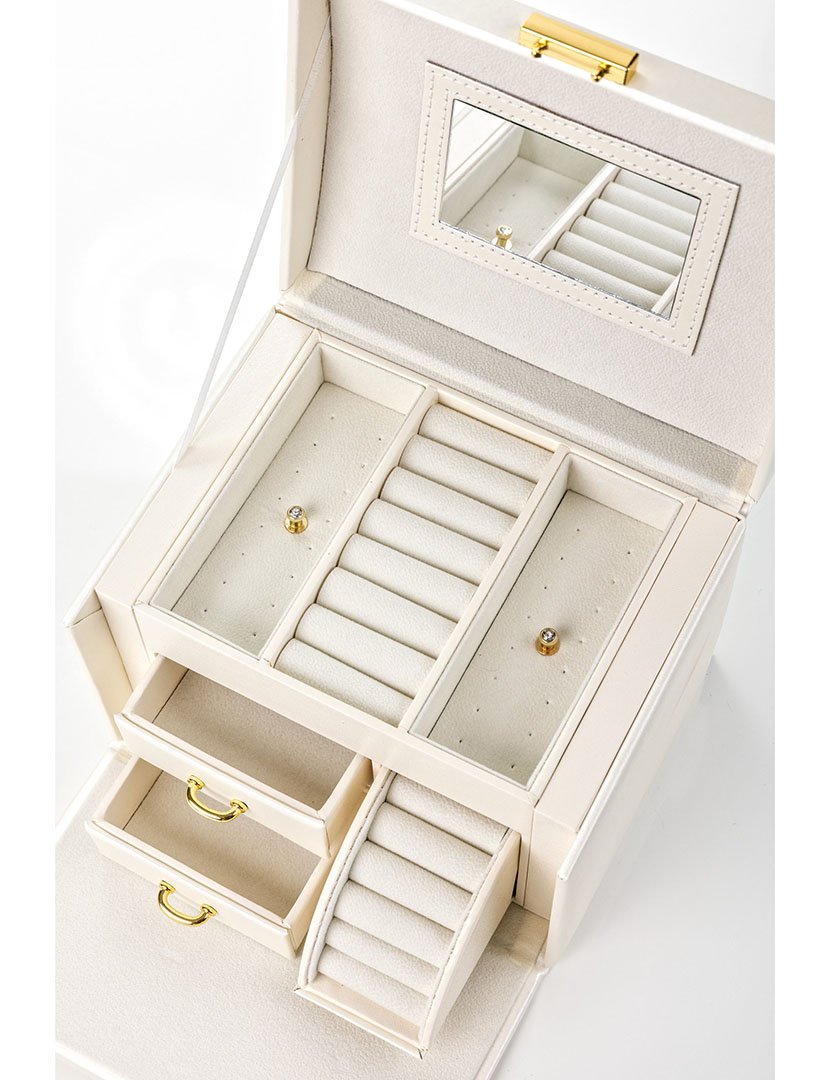 Caixa para Jóias Birmingham Branco