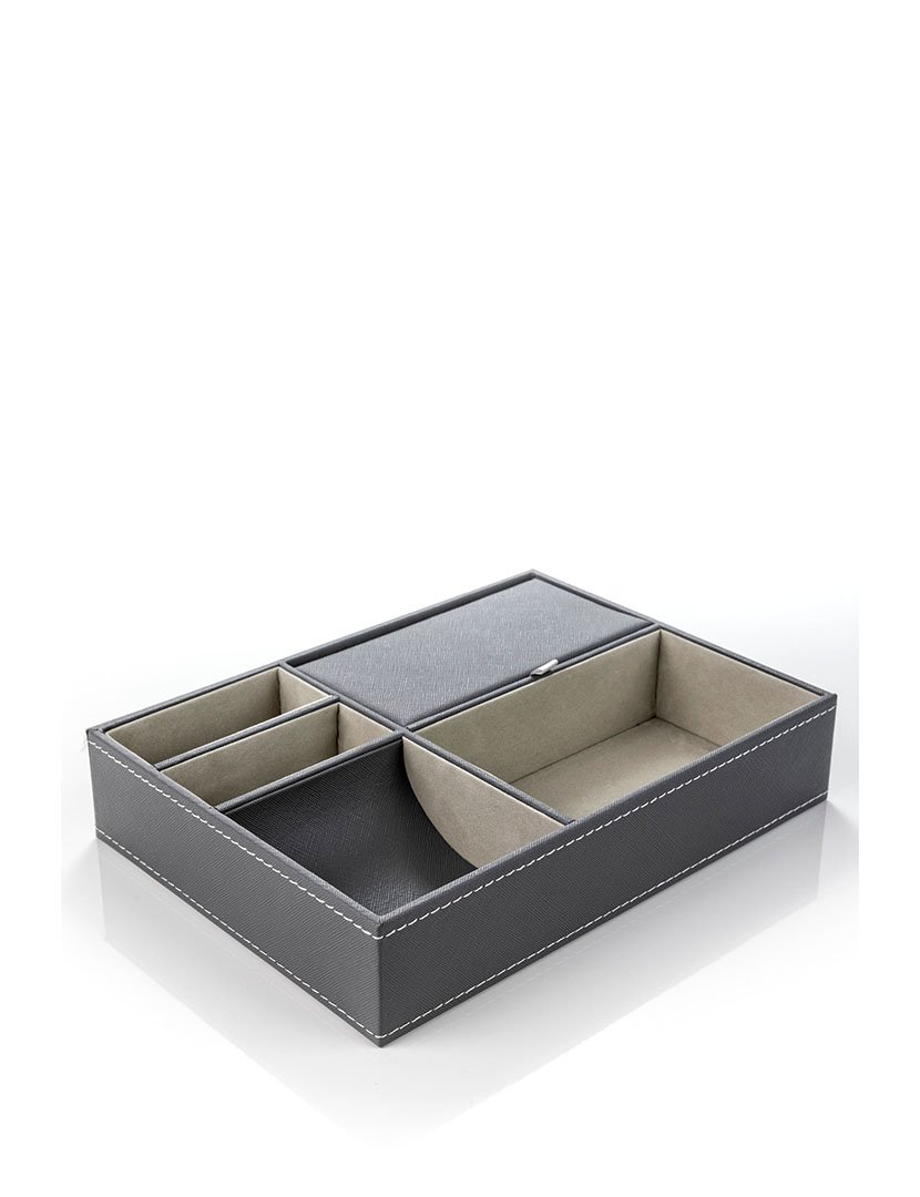 Bandeja para Acessórios Leeds Cinzento