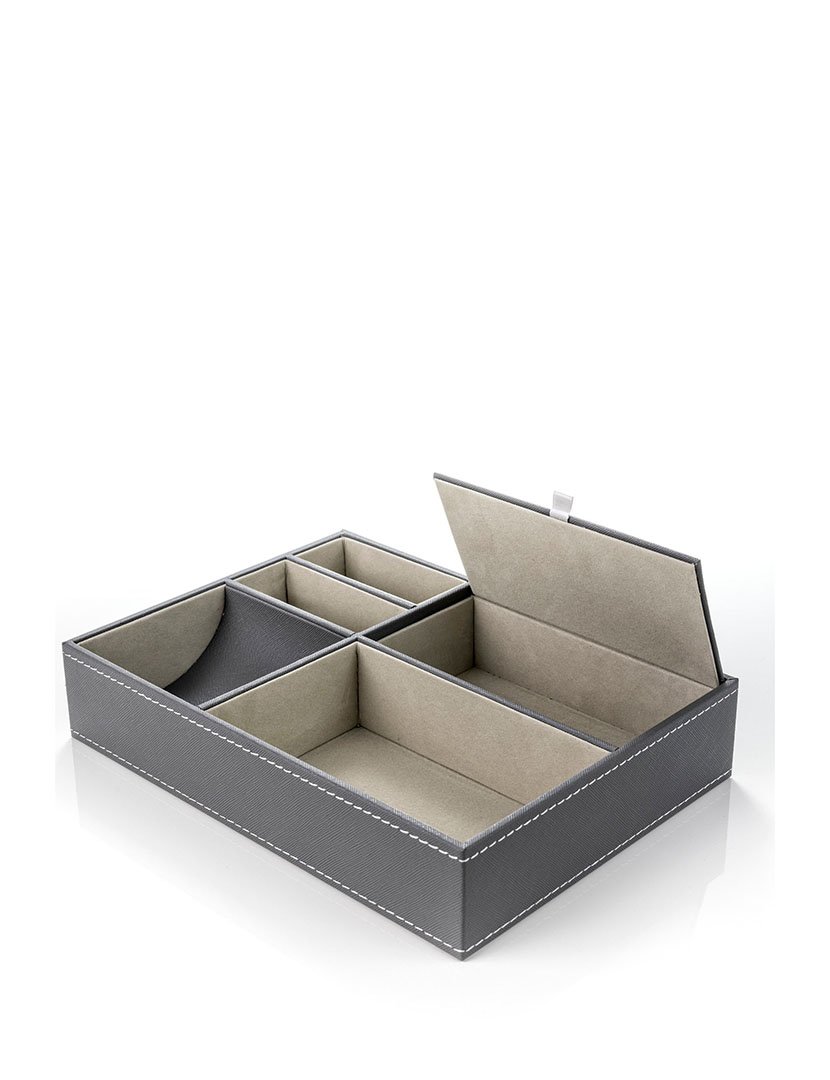 Bandeja para Acessórios Leeds Cinzento