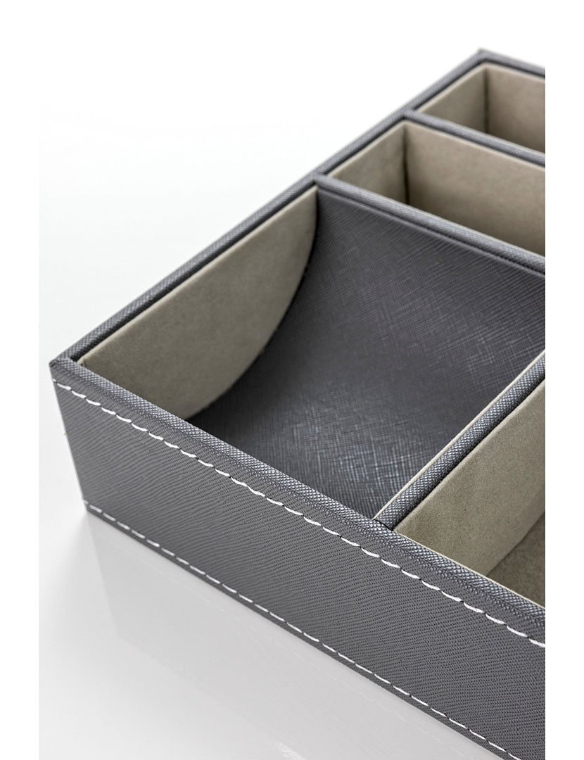 Bandeja para Acessórios Leeds Cinzento