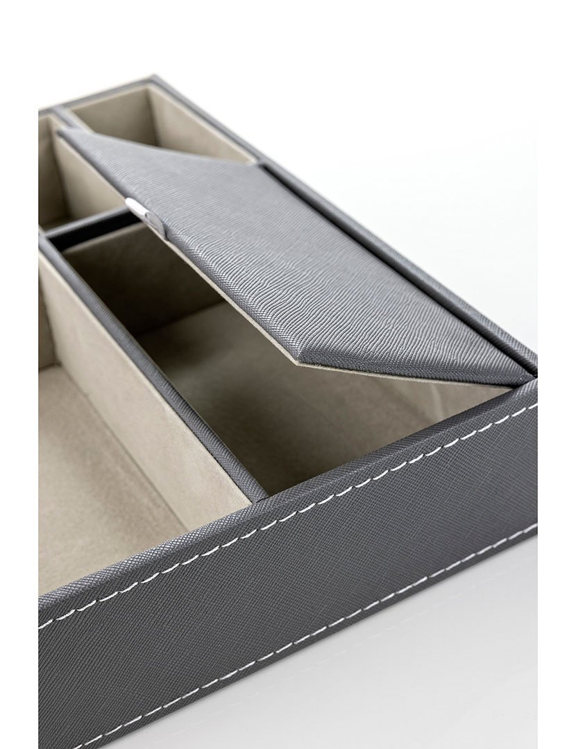 Bandeja para Acessórios Leeds Cinzento