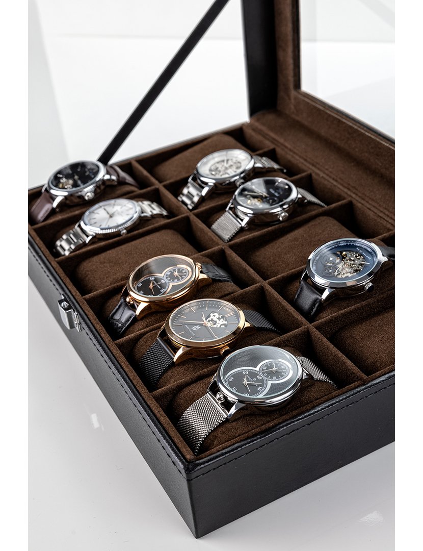 Caixa para Relógios Genova Castanho