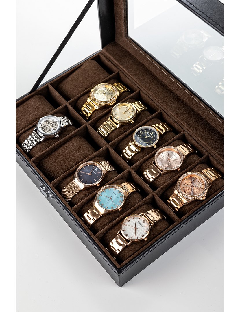 Caixa para Relógios Genova Castanho