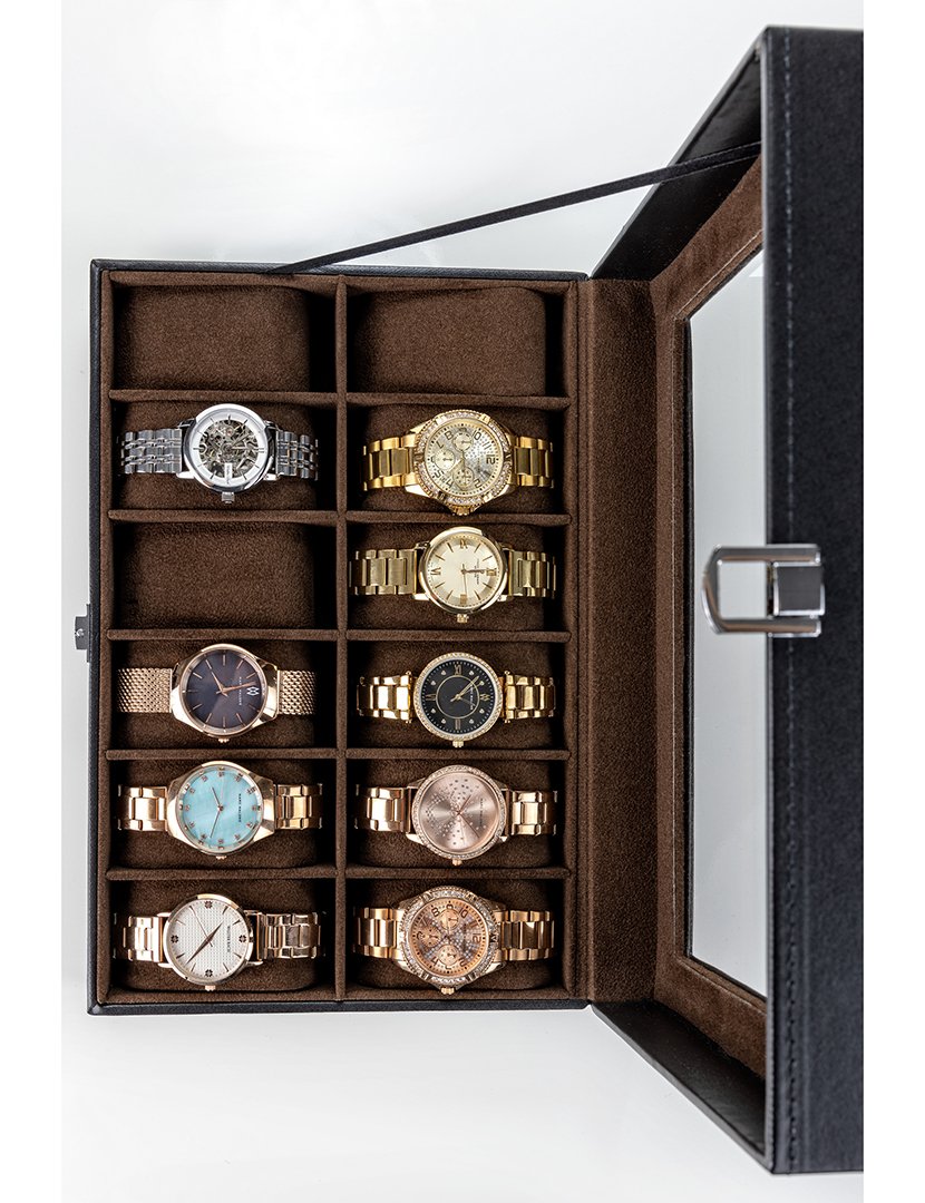 Caixa para Relógios Genova Castanho