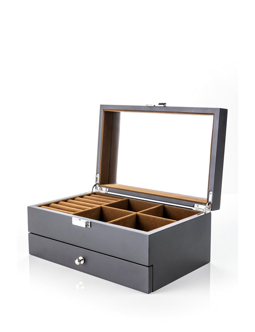 Caixa para Jóias Glasgow Preto