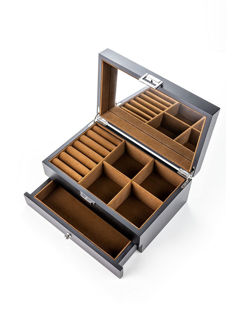 Caixa para Jóias Glasgow Preto